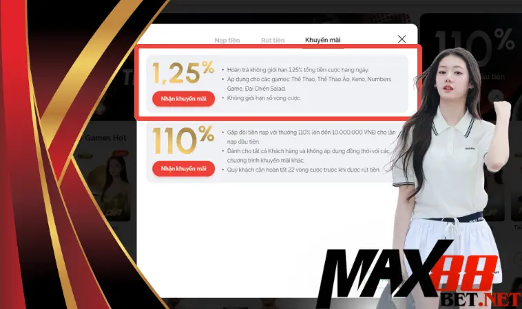 Max88 hoàn trả áp dụng cho những game nào? Max88 hoàn trả áp dụng cho những game nào?