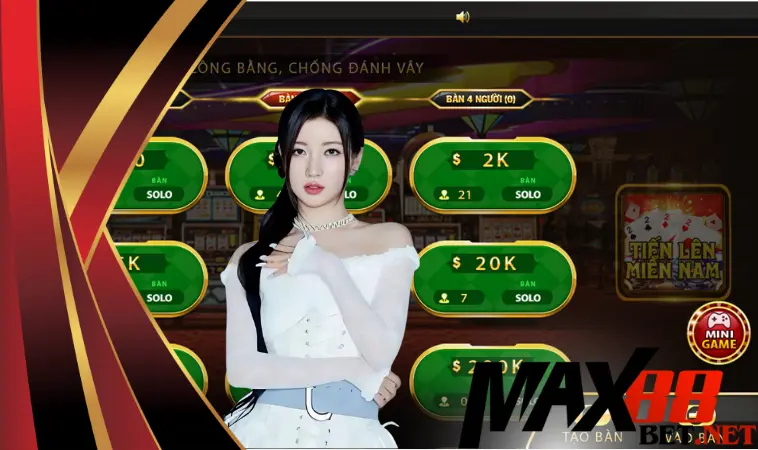 Tiến Lên Miền Nam Max88: trải nghiệm đẳng cấp hiếm có Tiến Lên Miền Nam Max88: trải nghiệm đẳng cấp hiếm có