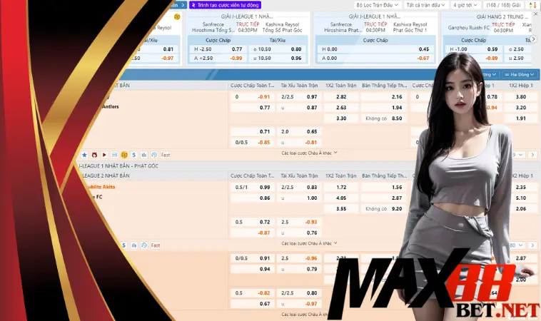 Tỷ lệ kèo nhà cái Max88: luôn đứng đầu bảng Tỷ lệ kèo nhà cái Max88: luôn đứng đầu bảng